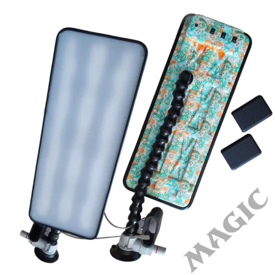 MAGİC 50cm 6 Ledli Desenli Pdr Lamba - Boyasız Göçük Düzeltme Lambası resmi