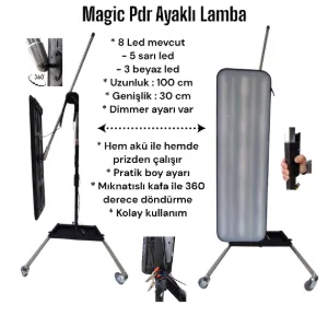 Magic 10 Ledli Oval Ayaklı Pdr Lamba resmi