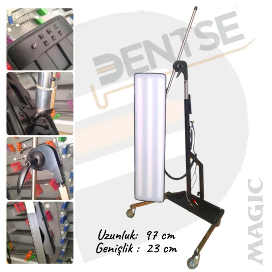 Magic - Pdr Ayaklı Büyük Led Lamba / 9 Led ( İtalyan Model )