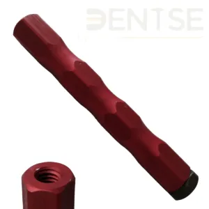 Dentse Bordo Alüminyum Kalem Tıktık (10cm. / Uç Değişebilen)