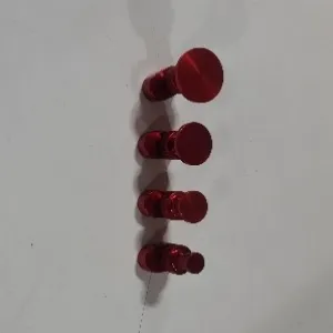 UT - Soğuk Macun Uç Seti 4'lü Kırmızı Eloksal